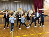 黒森小学校で歌舞伎体験