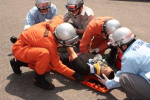 救急処置訓練の画像