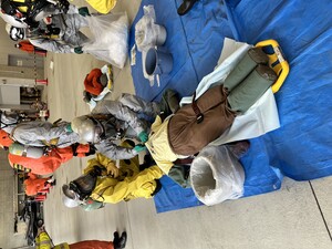 除染をしている様子