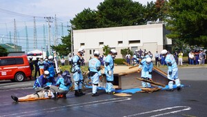 地震　津波災害救助訓練