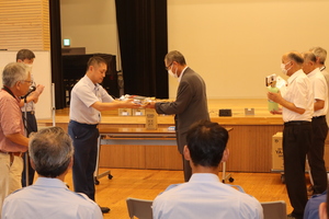 白旗消防次長から筒井宿町連合会長へ
