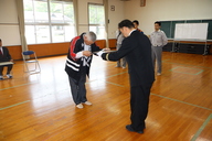 酒田支団長から第9分団へ