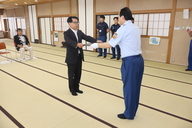 消防長から松嶺コミュニティ振興会へ