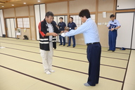 消防団長から第25分団へ