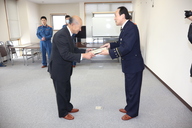 消防長から蕨岡まちづくり協会へ