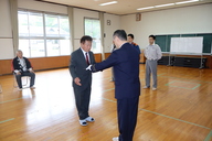 消防長から十坂コミュニティ振興会へ