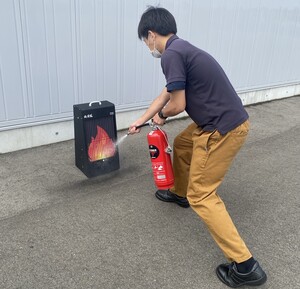 消火の状況