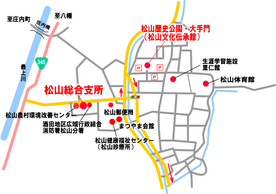 歴史公園交通案内図の画像