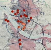 第一生命様でWheeLogに入力したものを地図化したもの