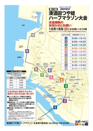 交通規制チラシ表イメージ