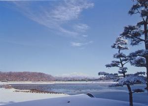 拳湖冬景の画像