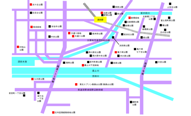 公園マップの画像