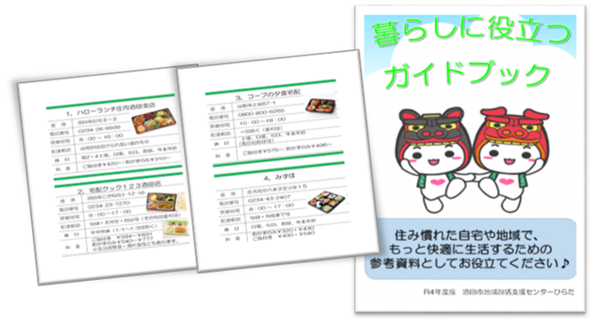 社会資源ガイドブック（平田版）の写真