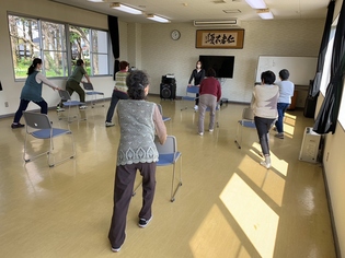 本楯地区の運動教室の写真