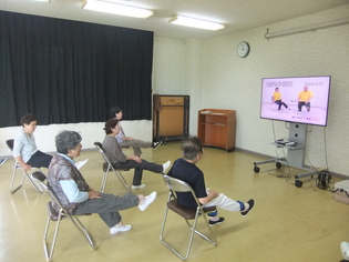 本楯地区の運動教室の写真