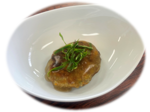 いわし缶詰と豆腐のつくね
