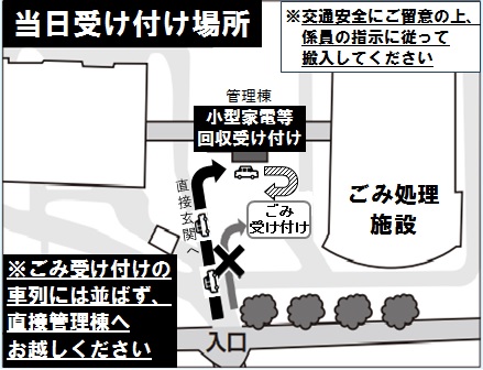 当日受付場所の図面