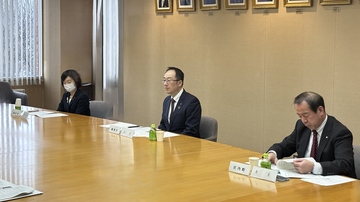 第5回庄内広域水道事業統合準備協議会の様子