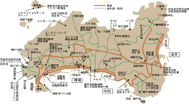 飛島の地図の画像