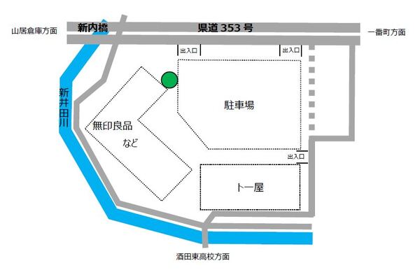 いろは蔵パークの位置図です。