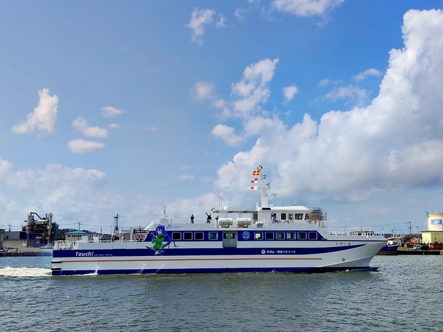 定期船とびしま海上試運転
