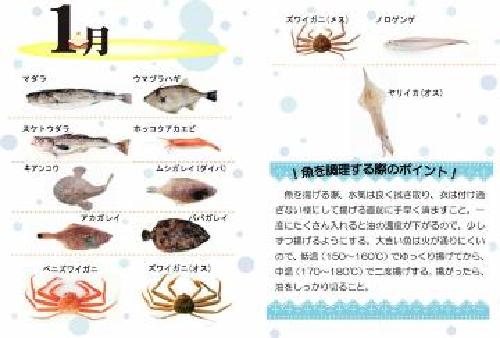 1月の旬の魚
