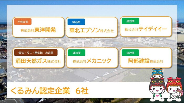 くるみん認定企業一覧画像