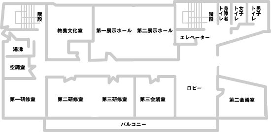 2階　案内図の画像