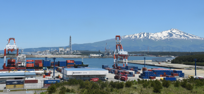 酒田港国際ターミナル全景