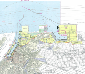 酒田港整備計画図