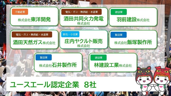 ユースエール認定企業一覧画像